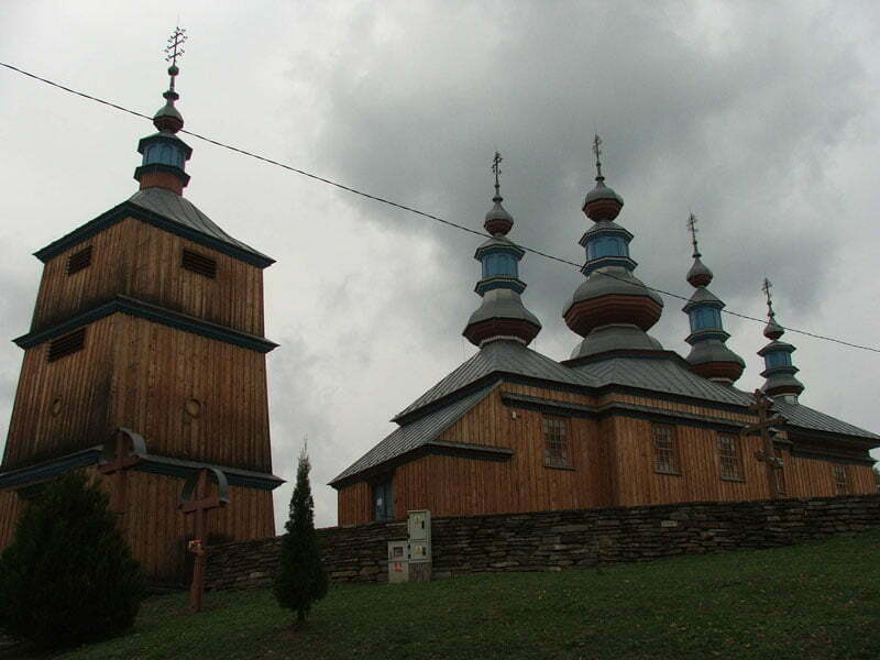 Komańcza - odbudowana cerkiew / Fot. Aneta Jamroży