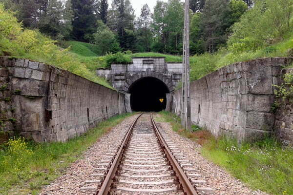 Tunel w Łupkowie od strony polskiej Fot. KFG Wikipedia