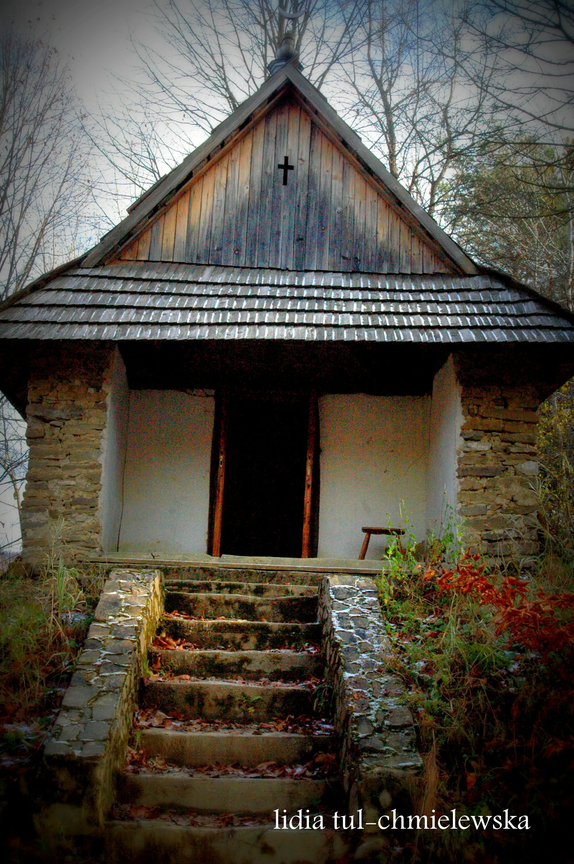 Kapliczka na przełęczy Hyrcza / fot. Lidia Tul-Chmielewska