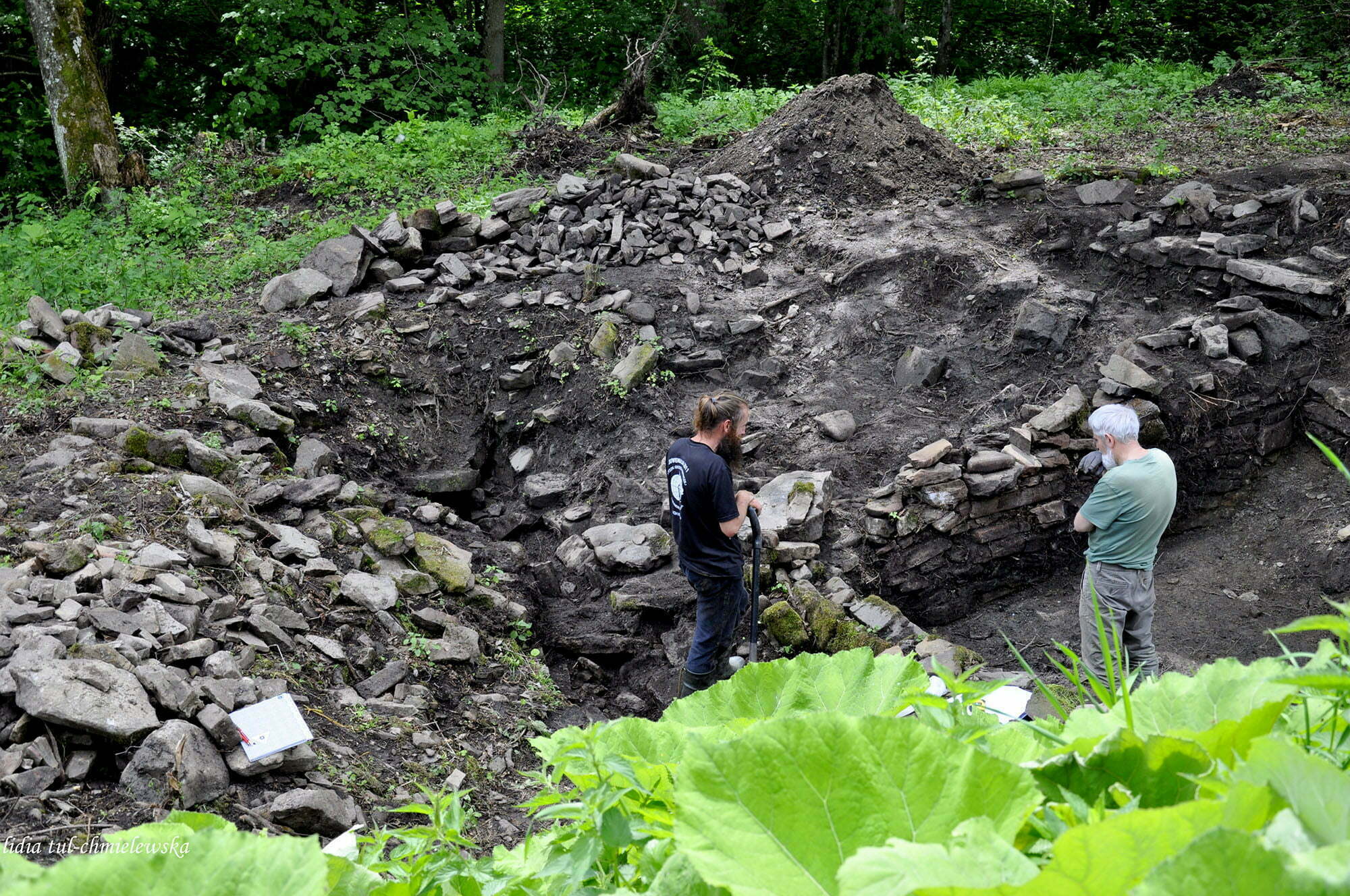 Archeolodzy w Łopience / fot. Lidia Tul-Chmielewska