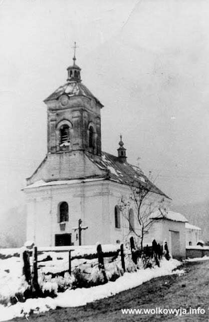 Zburzony Kościół w Wołkowyi /fot. archiwum