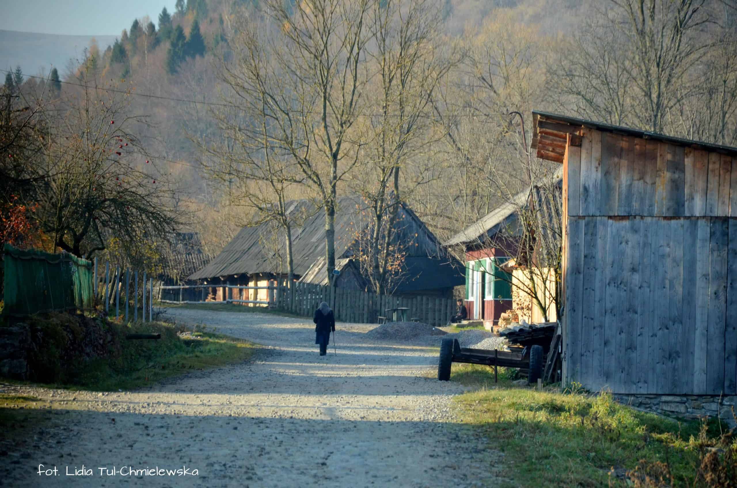 Zakarpacka wieś fot. Lidia Tul-Chmielewska
