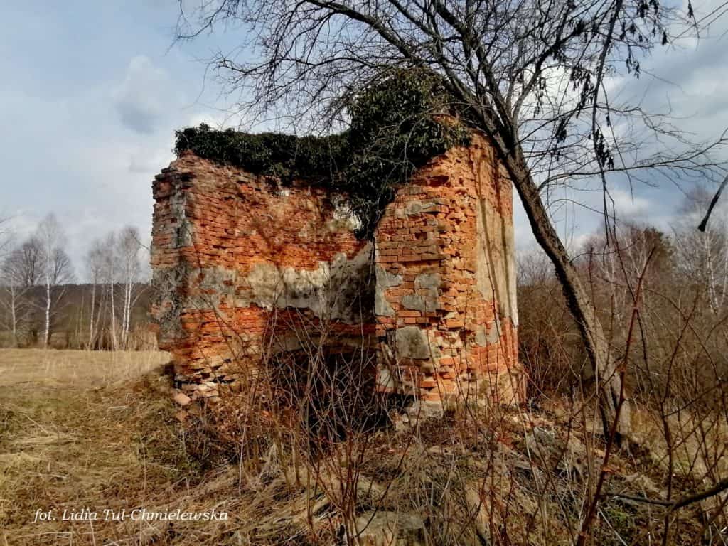 Ruiny kaplicy grobowej Jałowe fot. Lidia Tul-Chmielewska